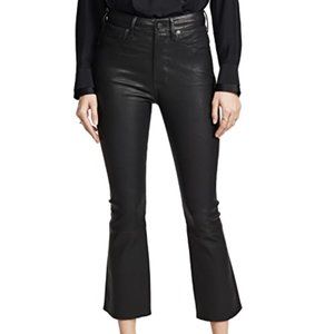 CITIZENS OF HUMANITY Demy Leather Pants in Black